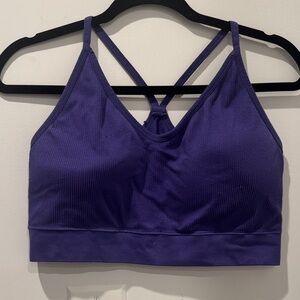 Maurices Deep Purple Strappy Sports Bra